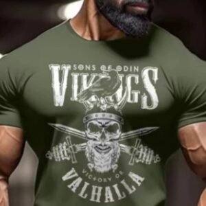 Mens Short-Sleeve Quick-Drying Crew-Neck T-Shirt