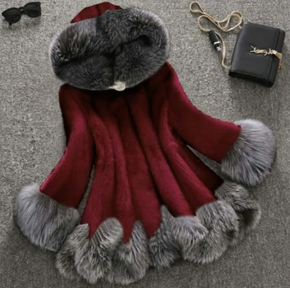 Faux Fur Mink Fur Coat - Image 28