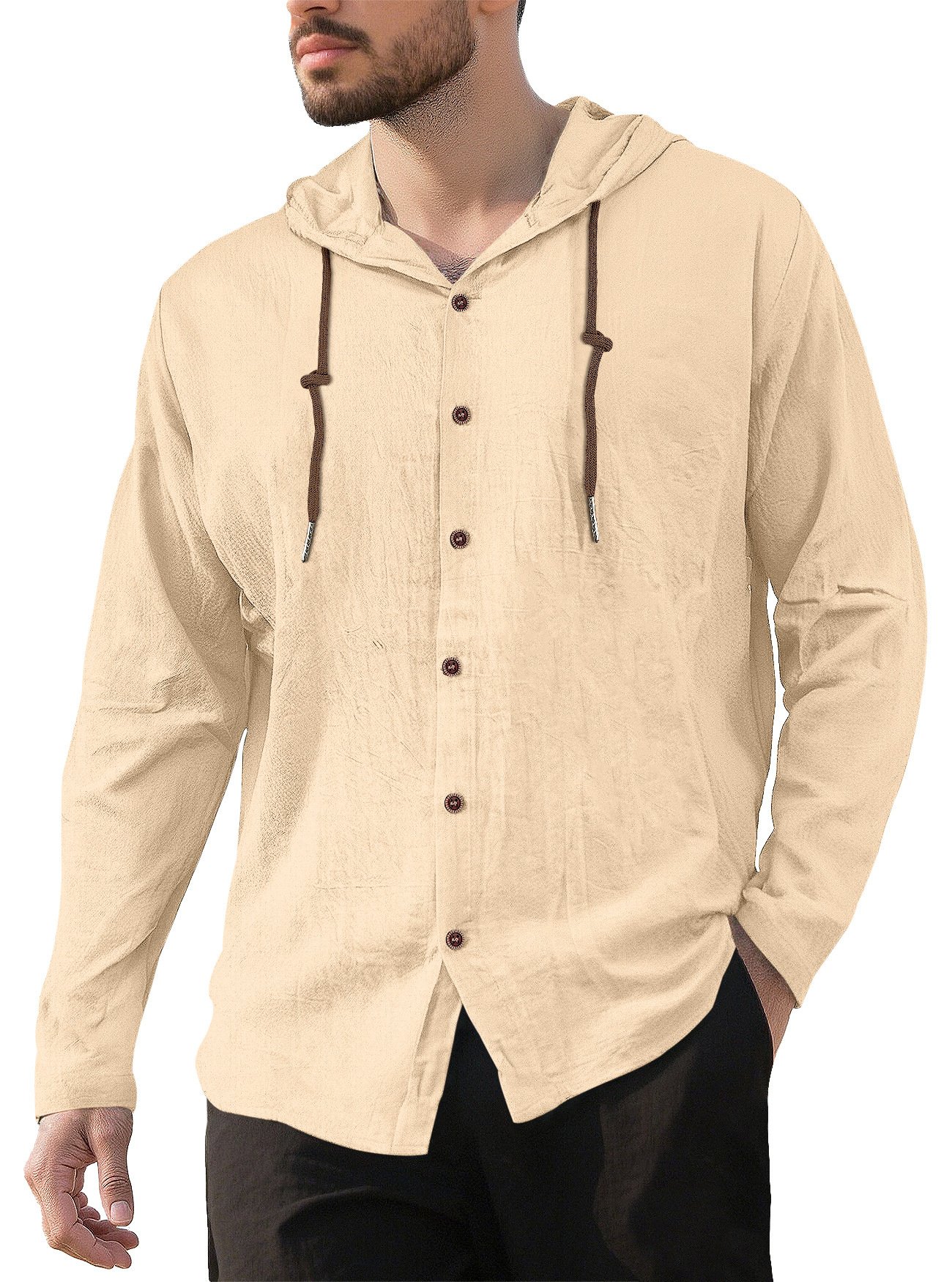 Casual Relaxed-fit Breathable Quick-drying Long-sleeve Shirt - Image 5