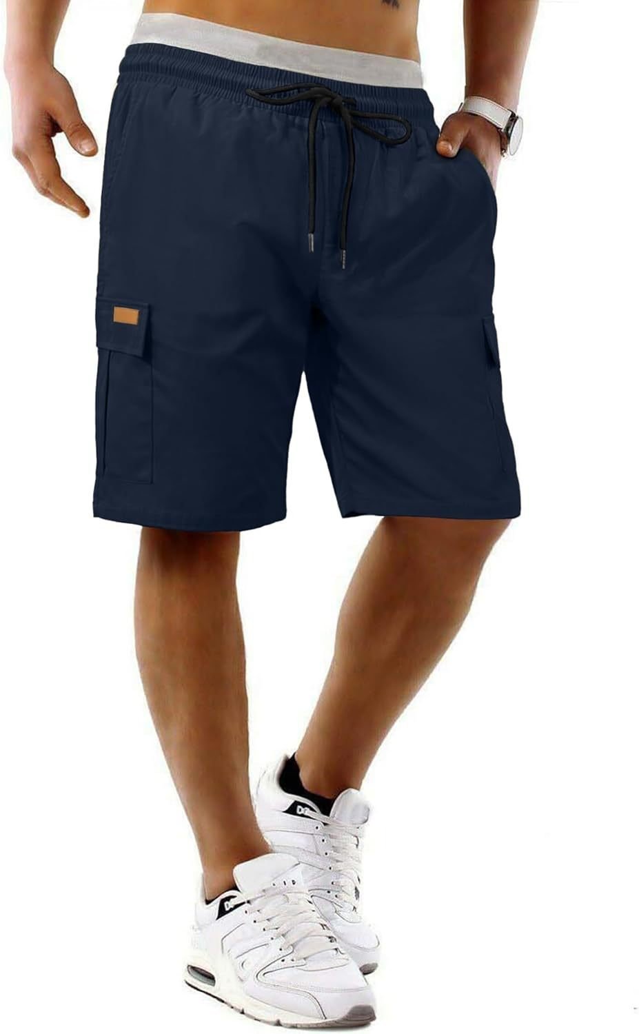 Casual Relaxed-fit Quick-drying Breathable Shorts With Multiple Pockets - Image 6