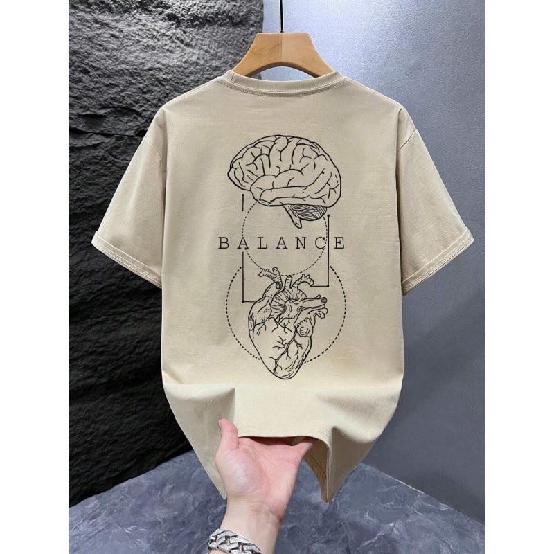 Fashionable Printed Loose-fitting Short-sleeved Shirt - Image 4