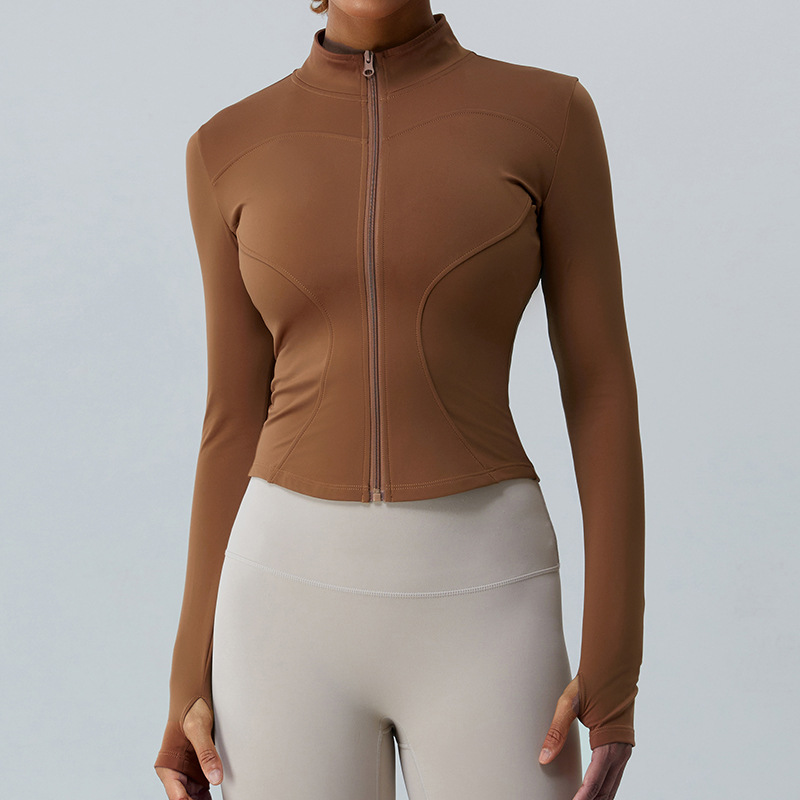 Fleece-Lined Yoga Jacket - Image 6