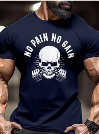 Mens Short-Sleeve Quick-Drying Crew-Neck T-Shirt - Image 6