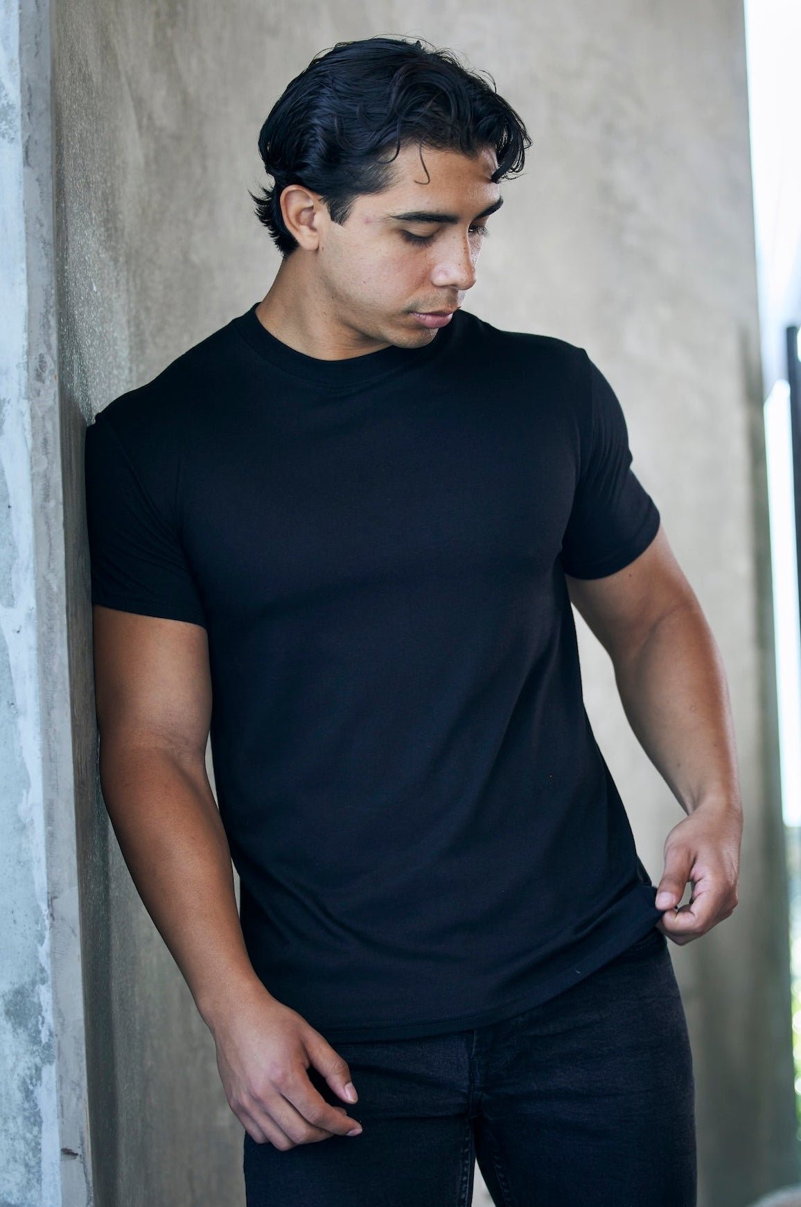 The Original Men's Bamboo Viscose/Organic Cotton Short Sleeve T-Shirt - Classic Cut - Image 2