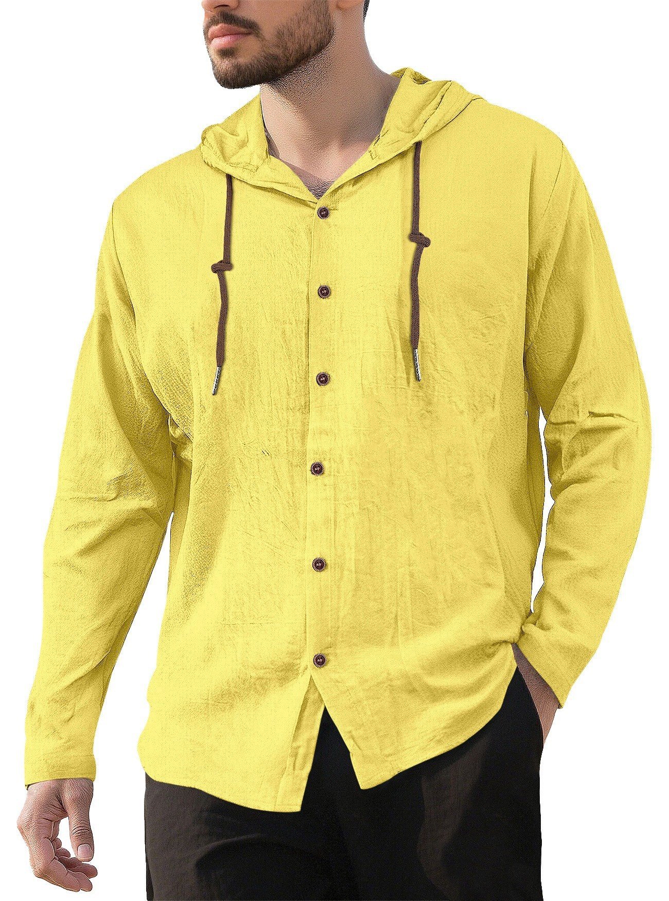 Casual Relaxed-fit Breathable Quick-drying Long-sleeve Shirt - Image 9