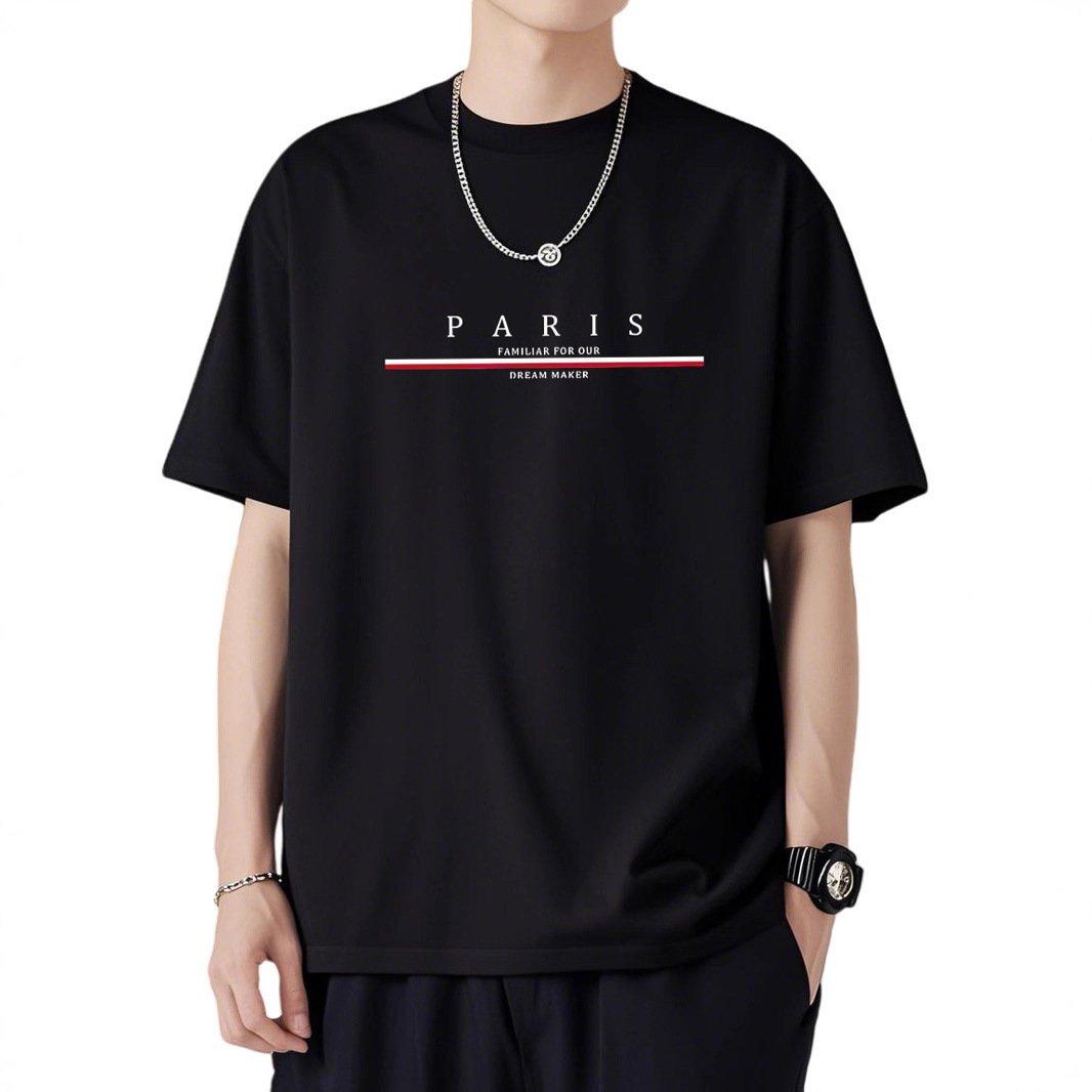 Mens Casual Loose-Fit Mesh Short-Sleeve T-Shirt - Image 4
