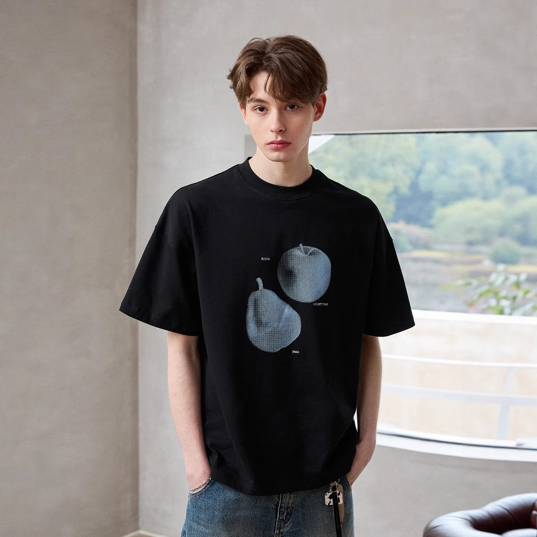 Fruit-print Short-sleeve T-shirt For Men And Women - Image 5