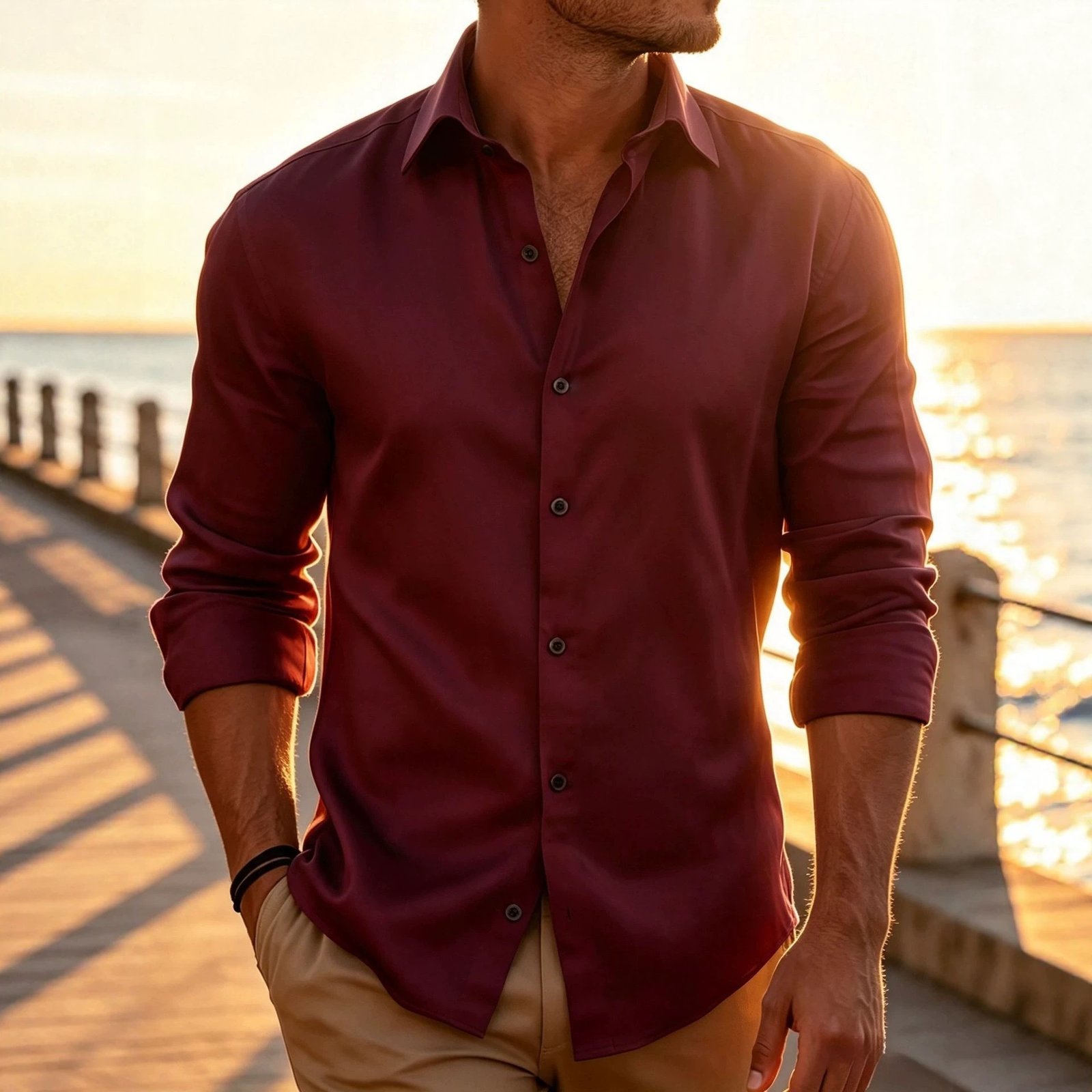 Spring And Autumn Business Formal Suit Slim-fit Mens