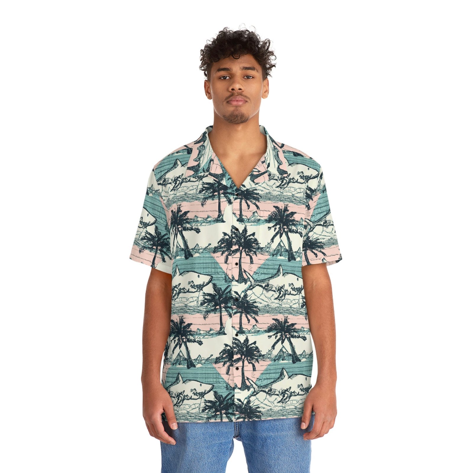 Men's Vintage Tropical Hawaiian Shirt - Image 22