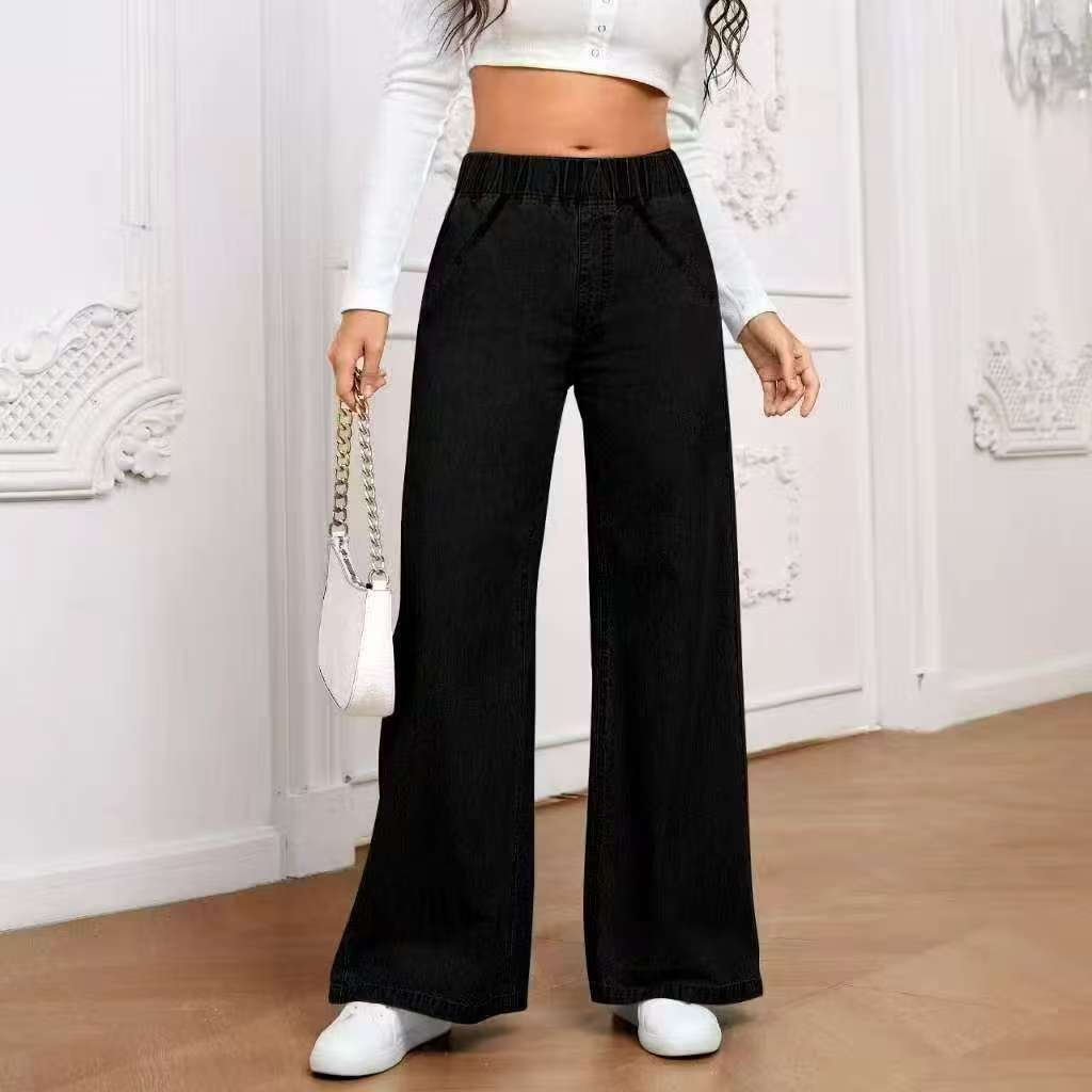 Wide Leg Jeans Straight Fashion Casual Straight Pants Women's Comfortable Street Style Trousers - Image 8