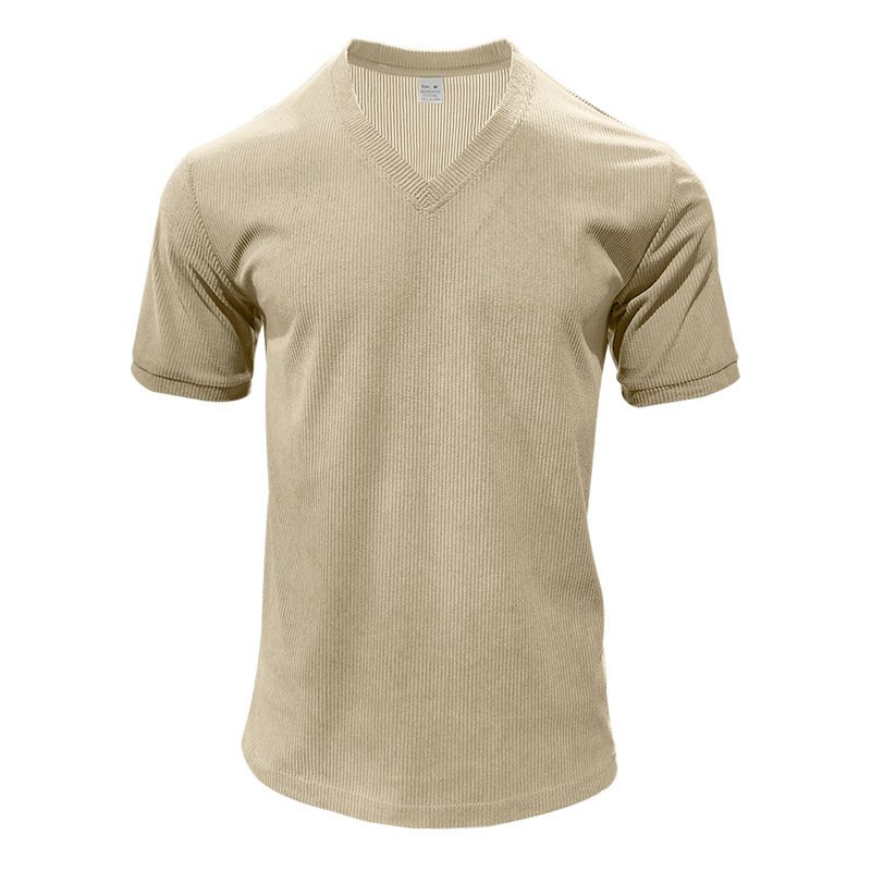 American-style Loose-fit Casual Mens T-shirt - Image 7