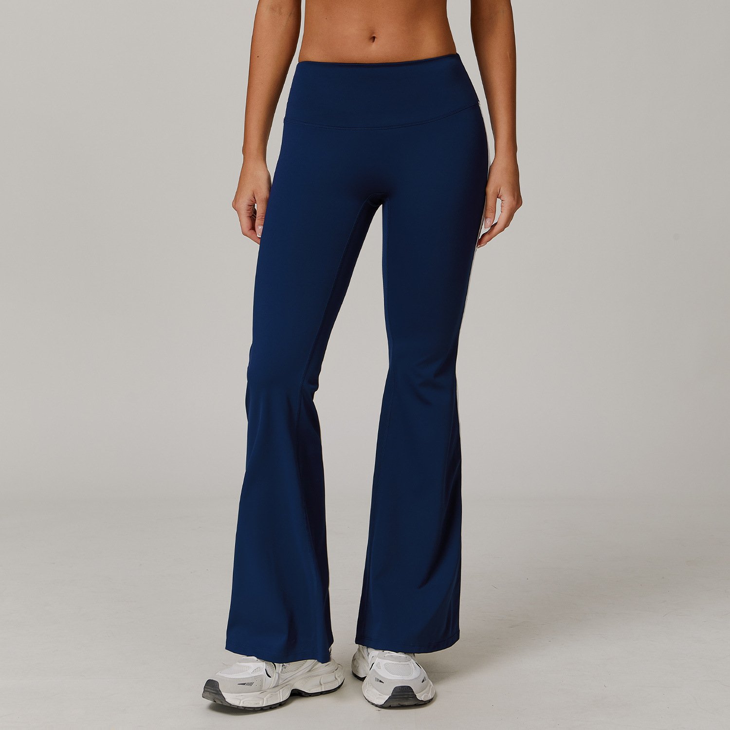 Nude Feel Sports Trousers Slightly Stretch Slimming And Wide Leg Fitness Pants - Image 4