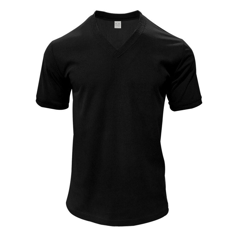 American-style Loose-fit Casual Mens T-shirt - Image 5