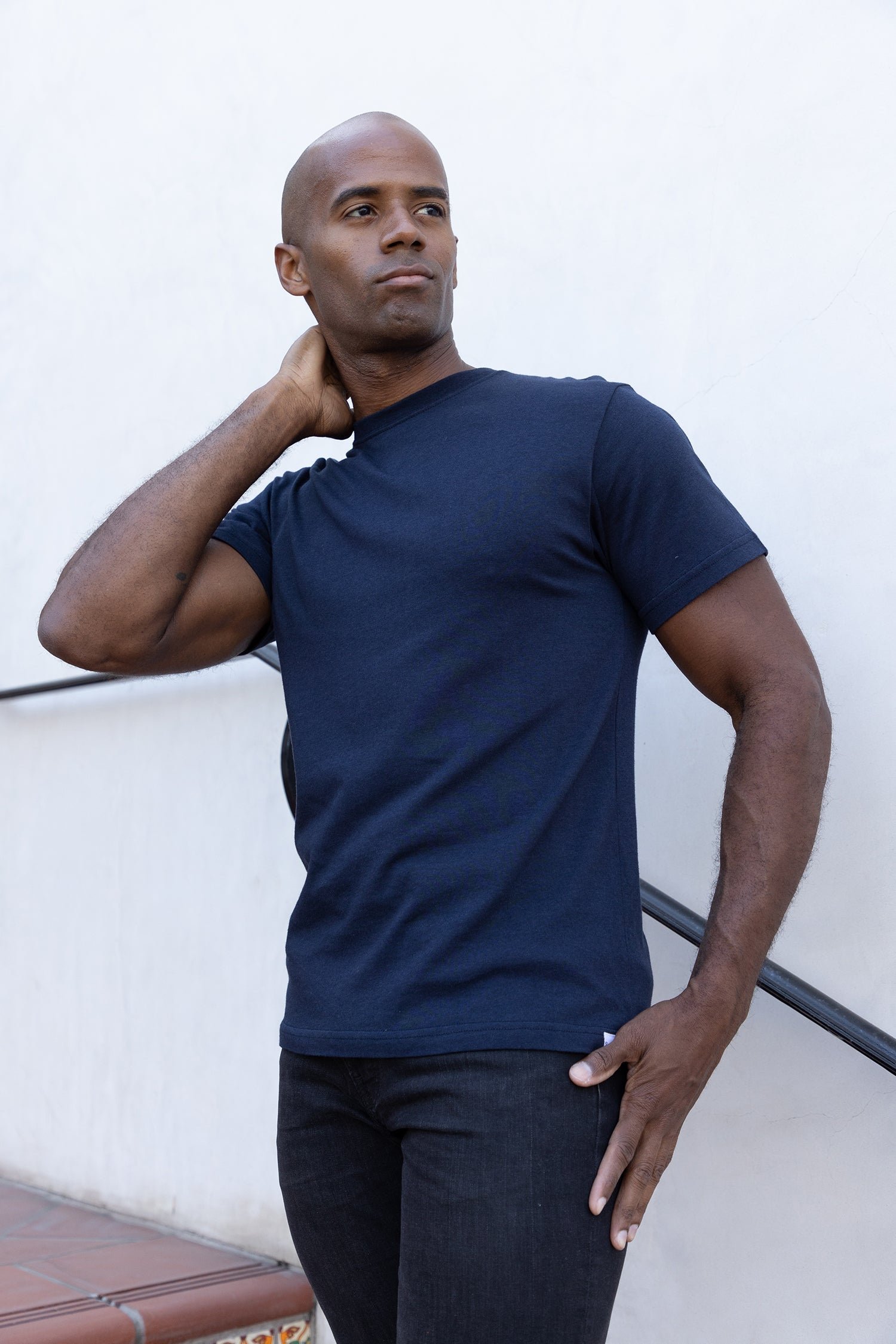 The Original Men's Bamboo Viscose/Organic Cotton Short Sleeve T-Shirt - Classic Cut - Image 4