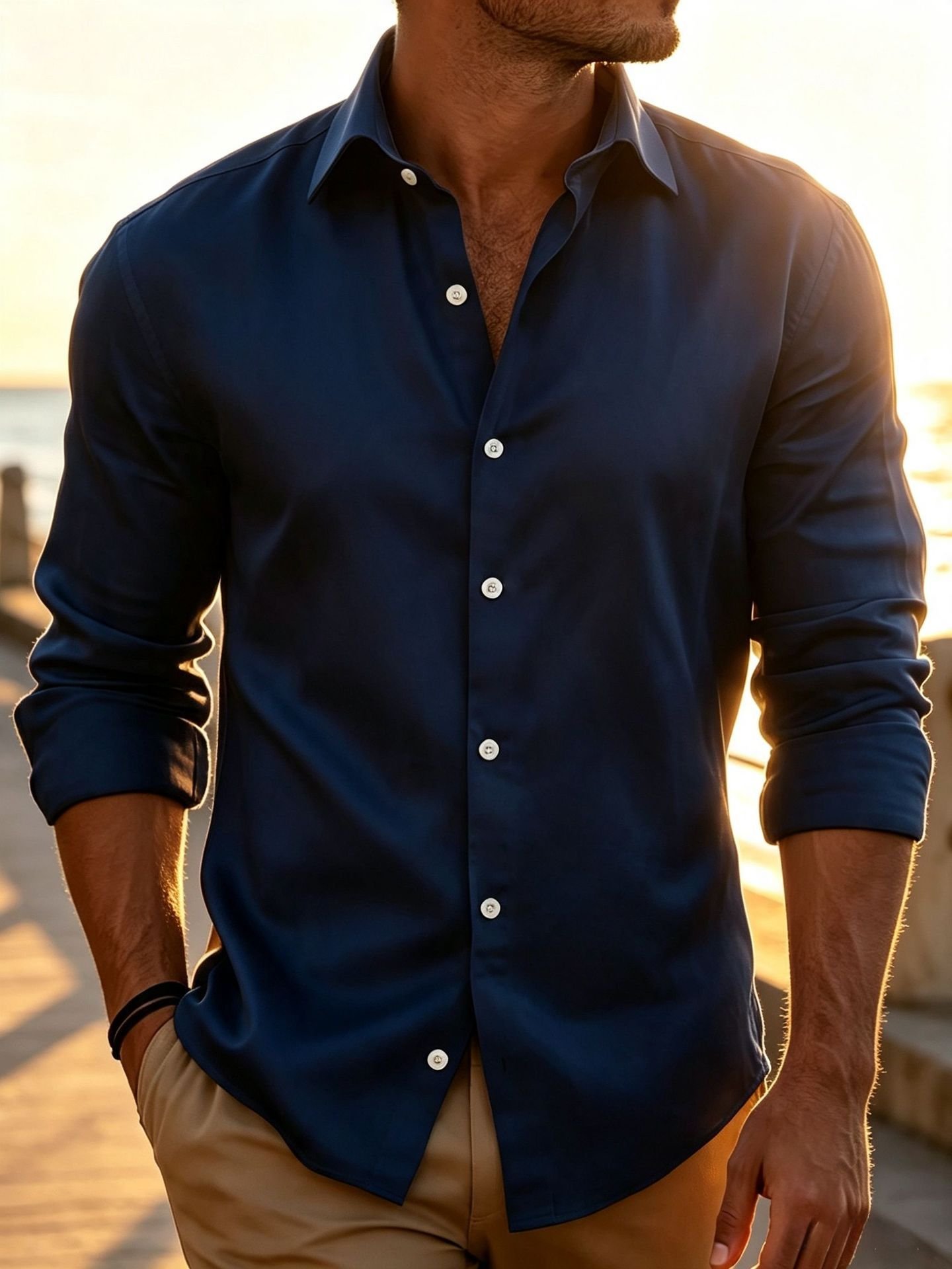 Spring And Autumn Business Formal Suit Slim-fit Mens - Image 7