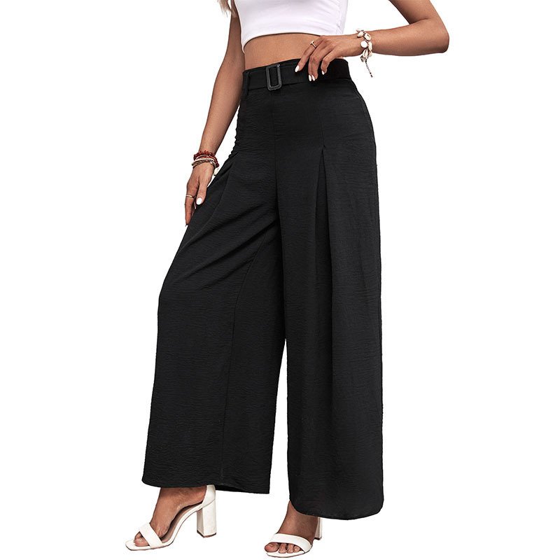 Foreign Trade High Waist Wide Leg Casual Trousers - Image 5