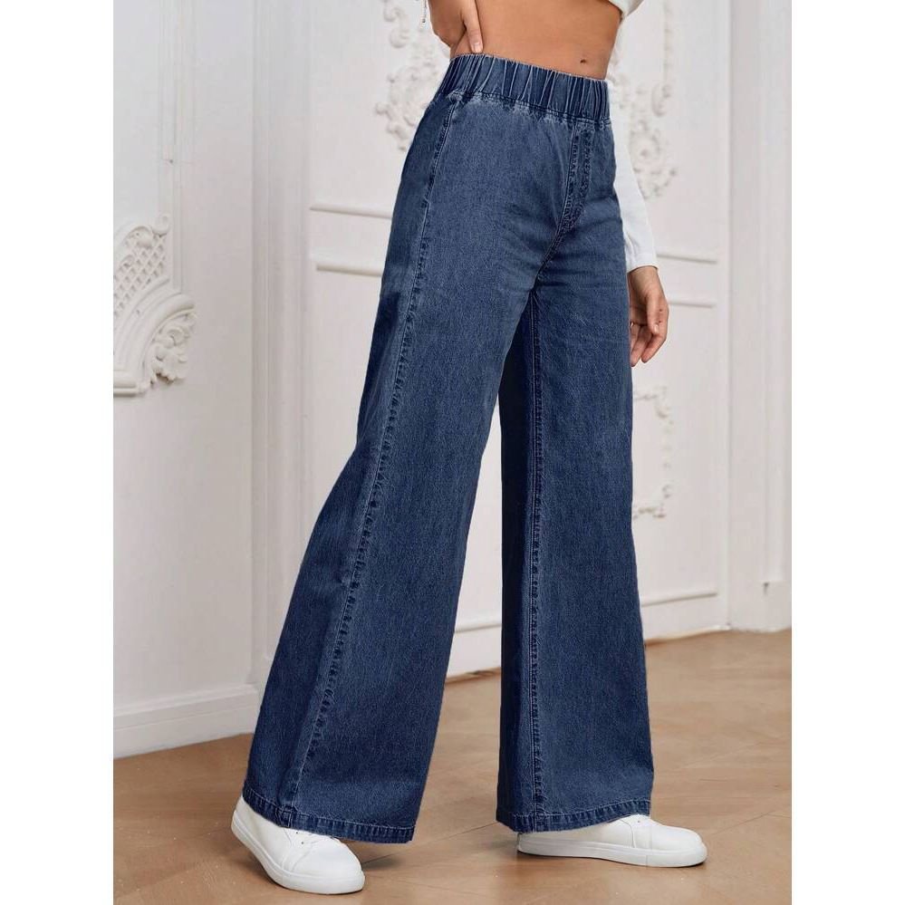 Wide Leg Jeans Straight Fashion Casual Straight Pants Women's Comfortable Street Style Trousers - Image 7