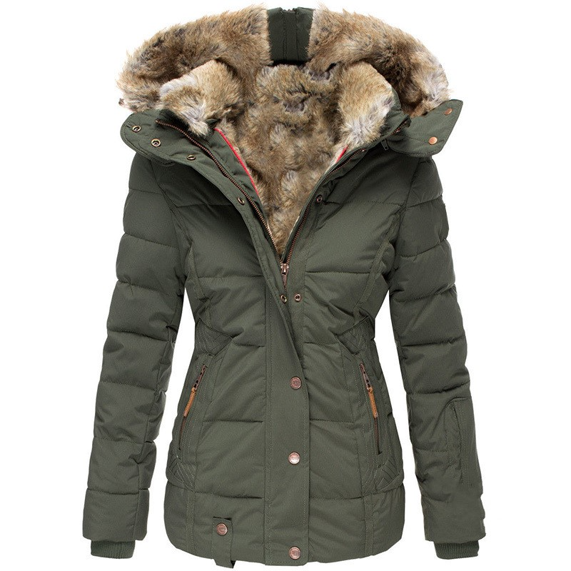 Winter Puffer Jacket with Faux Fur - Image 8