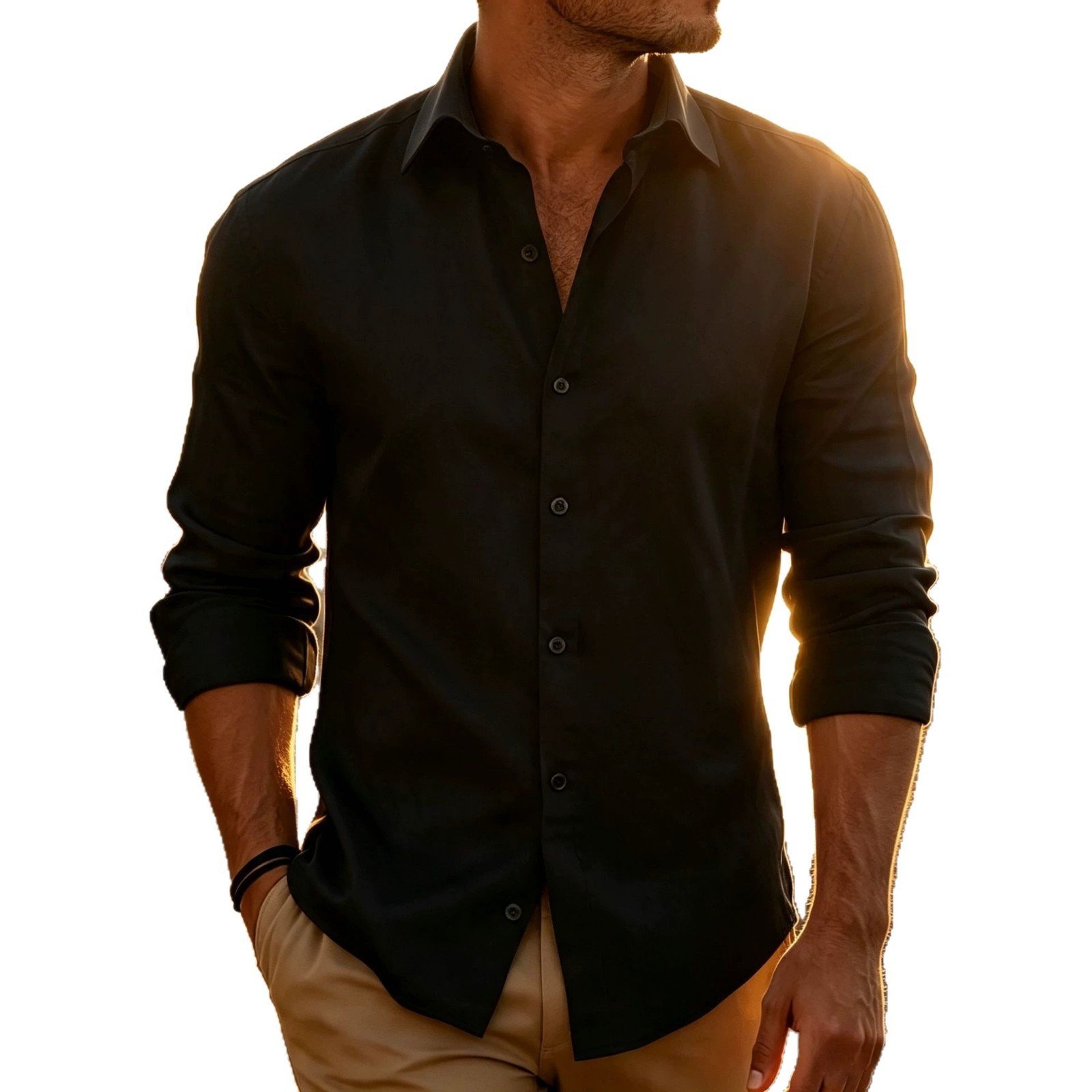 Spring And Autumn Business Formal Suit Slim-fit Mens - Image 2