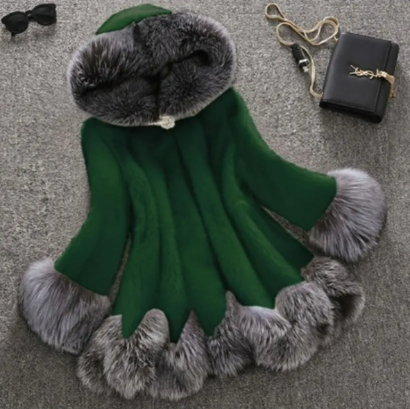 Faux Fur Mink Fur Coat - Image 22