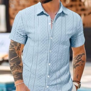 Casual Button Sleeve Shirt