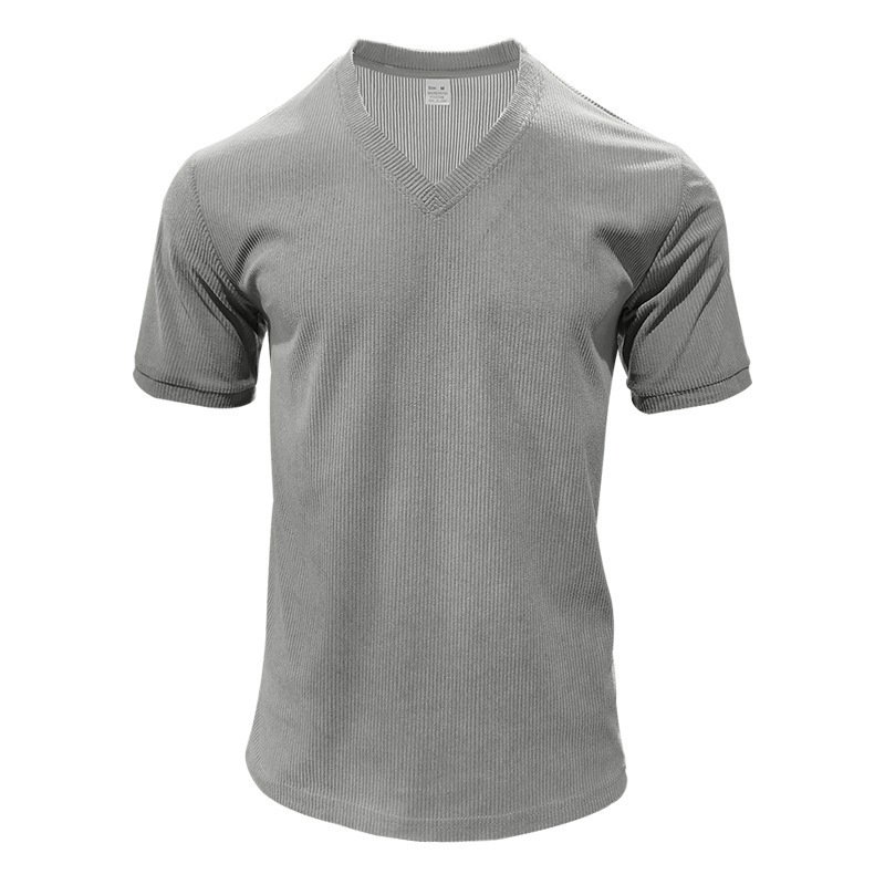 American-style Loose-fit Casual Mens T-shirt - Image 9