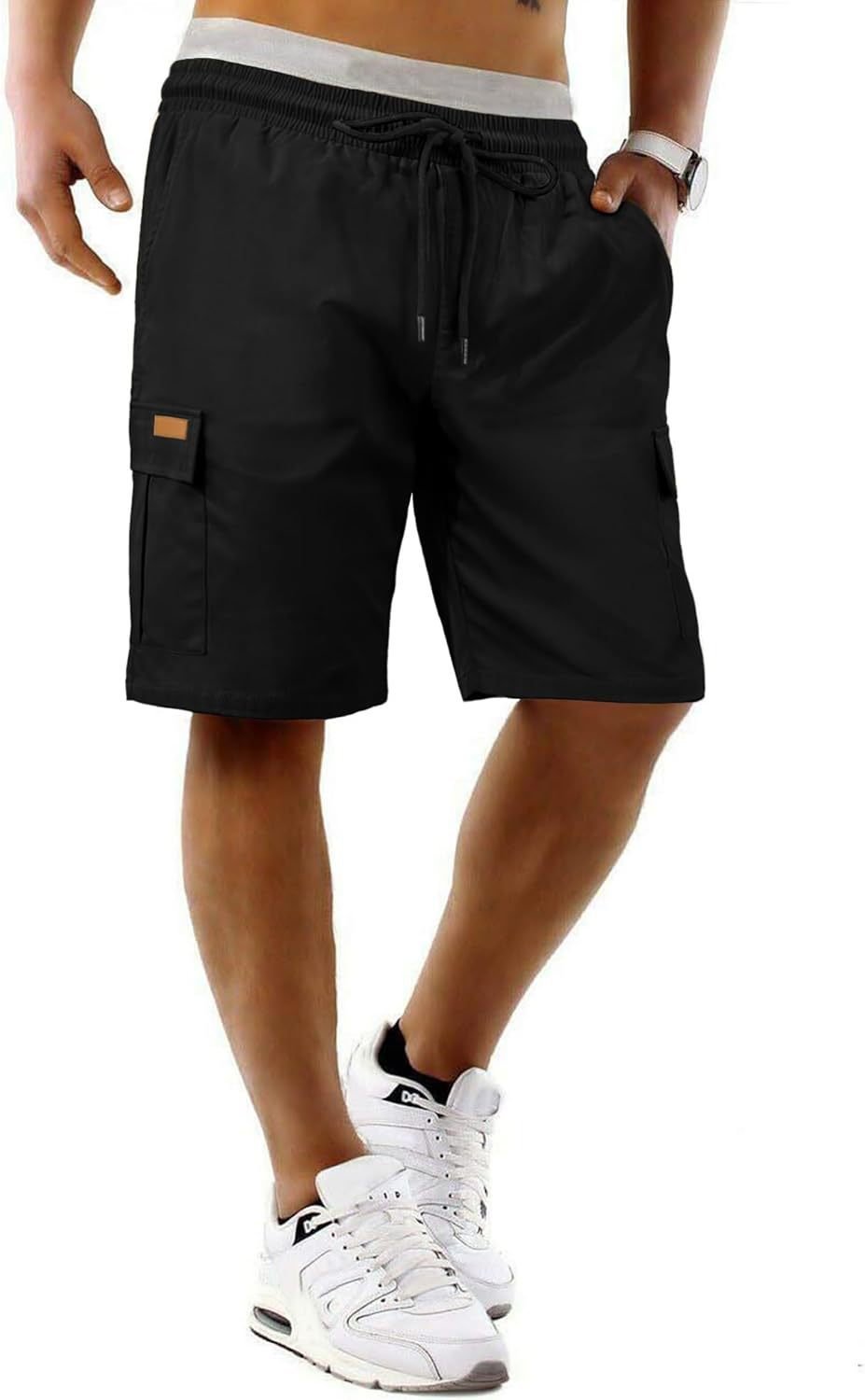 Casual Relaxed-fit Quick-drying Breathable Shorts With Multiple Pockets - Image 3