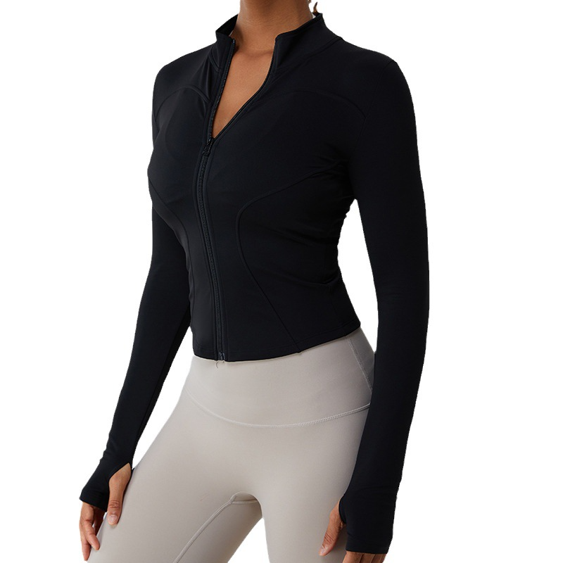 Fleece-Lined Yoga Jacket - Image 2