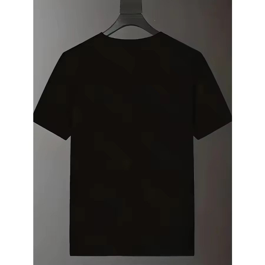 Printed Casual Loose-fitting Breathable Thin Short-sleeve Top - Image 9