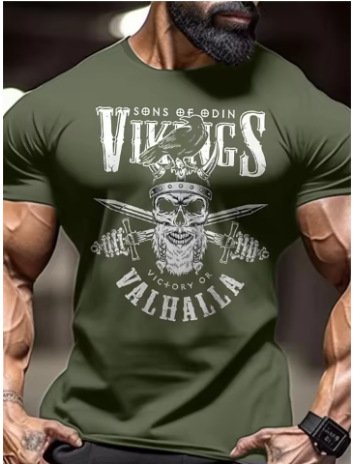 Mens Short-Sleeve Quick-Drying Crew-Neck T-Shirt - Image 7