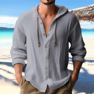 Casual Relaxed-fit Breathable Quick-drying Long-sleeve Shirt